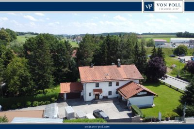 Exklusives Landhaus mit Einliegerwohnung, Gewerbefläche und weitläufigem Grundstück