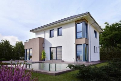 Avantgardistische Stadtvilla+Grundstück+Festpreisgarantie+KfW-Förderung