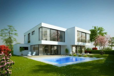 Doppelhaushälfte mit exkl. Ausstattung, mod. Bädern, Terrasse und PV-Anlage