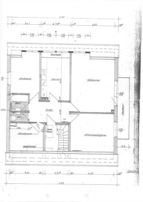 Helle 4-Zimmer-Wohnung im 1. OG eines 2-Fam.-Hauses mit Dachterrasse
