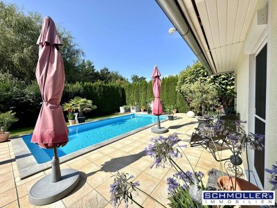 Wohlfühl-Bungalow mit Pool in idyllischer Lage