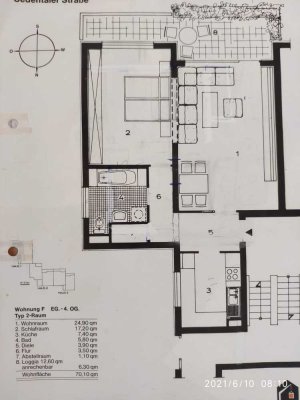 Schöne 2-Zimmer-Wohnung in Toplage von Erkrath (Hochdahl)