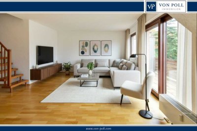 Charmante Maisonette in Buchholz: 85 m² Wohnkomfort mit Balkon, 2 Bädern & Garage in zentraler Lage