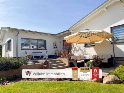 Neubau-Bungalow aus 2019 | Solaranlage | Traumgarten | Doppelgarage