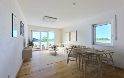 Helle 2-Zimmer-Wohnung in Eching-Dietersheim mit 63 m² Wohnfläche und Blick ins Grüne