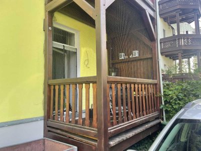 Sanierte Wohnung mit drei Zimmern und Balkon in Eberswalde