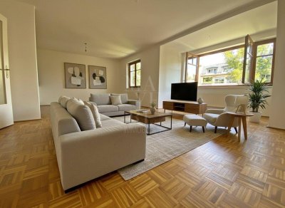 Zentral gelegene, sehr helle und gut aufgeteilte Neubauwohnung, 1 Garagenplatz