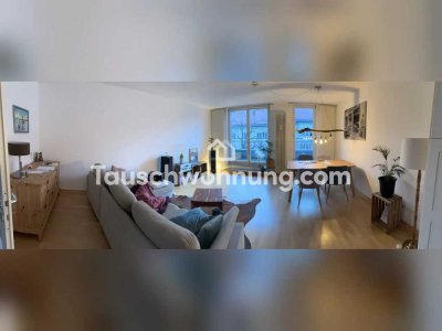 Tauschwohnung: Ruhige Helle 2 Zi Maisonnette Whg  mit 2 Terrassen