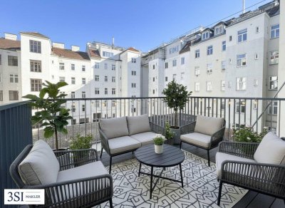 Altbau trifft Design – Traumhafte 3-Zimmer-Wohnung frisch saniert mit hofseitigem Balkon