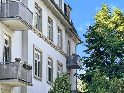 Denkmalschutz: Altbau in Szene gesetzt - Helle 2-Zimmer-Wohnung in Dresden-Trachau