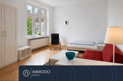 ⭐️ Urbanes Wohnen am Herrfurthplatz - Helle 1 Zi Whg mit histor. Dielen, 3,20m hohen Decken & EBK