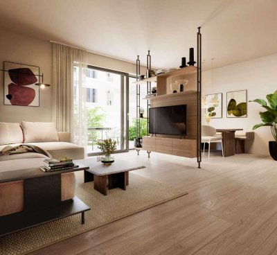 Stylische 1-Zi.-Terr.-Whg.! Erstbezug! Zuhause im Herzen der Stadt!
