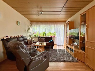 Kapitalanleger aufgepasst: vermietete 3-Zimmer-Wohnung mit zwei Balkonen und Garage