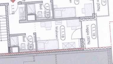 Studentenappartment mit Balkon und Pantryküche im UniFlora