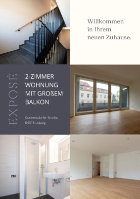 Stilvolle 2-Zimmer-Wohnung mit gehobener Innenausstattung mit Balkon in Leipzig