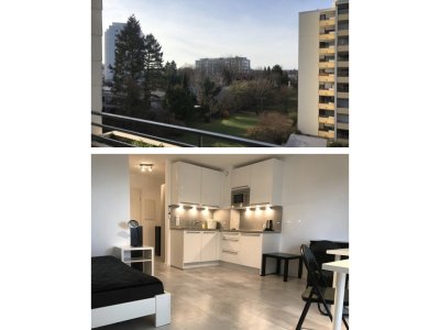 Moderne, möblierte 1-Zimmer-Wohnung mit Grünblick-Balkon, HD - Handschuhsheim
