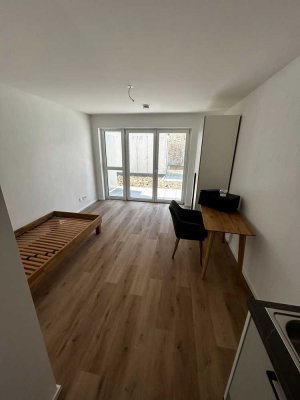 Terrassenwohnung / NEUBAU 1-Zimmerwohnung & möbliert!