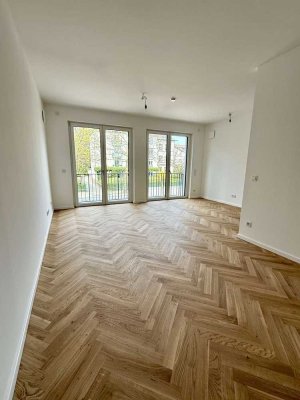 Erstbezug Neubaukomfort I 1 Zimmer mit französischem Balkon, separate Küche, Keller & Tiefgarage