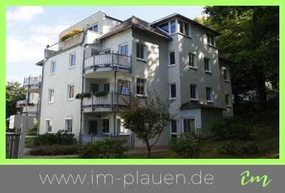 3 Zimmerwohnung am Stadtpark von Plauen zur Miete - zwei Balkonterrassen + sep. Hauseingang