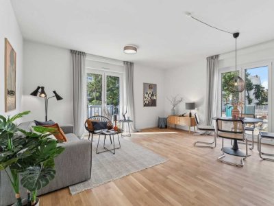 Exklusiver Wohnkomfort: Neubau-1-Zimmer-Apartment mit Balkon und und Ringbahn-Nähe