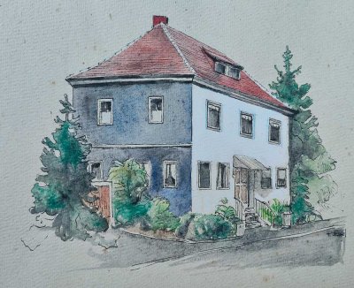 Eine Reise in die Vergangenheit: Sanierungsbedürftiges Haus mit Garage, Scheune und Gewölbekeller