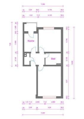 Wohnung in der Altenessener Str. 192 in Essen, 1.OG rechts