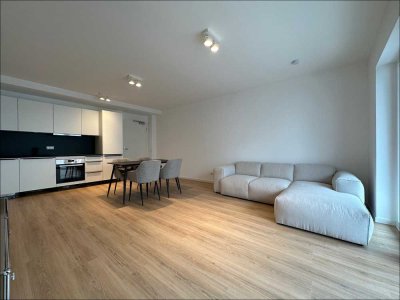 Möblierte 2 - Zimmer Wohnung im SCHÖNTALHAUS mit EBK, Balkon und Klimaanlage mitten in Aschaffenburg