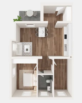 Moderne 3-Zimmer-Wohnung im Herzen von Paderborn zu vermieten