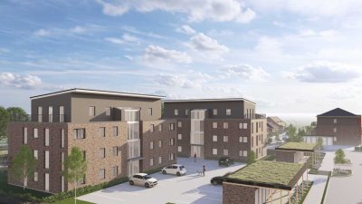 Neubauwohnquartier in Aurich-Extum : KFW 40+ NH QNG Erdgeschosswohnung mit Gartenanteil!