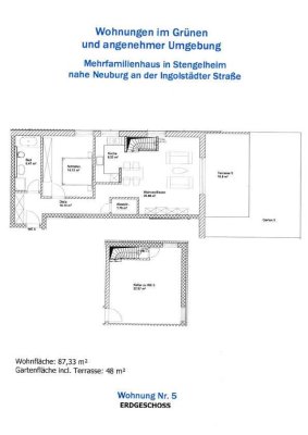 Neubauwohnung Nr. 19 in Stengelheim/Königsmoos