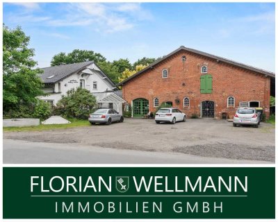 Loxstedt - Düring | Reiterhof mit Ferienapartment, Pool, Stall, Reithalle, Paddock und großen Weidef