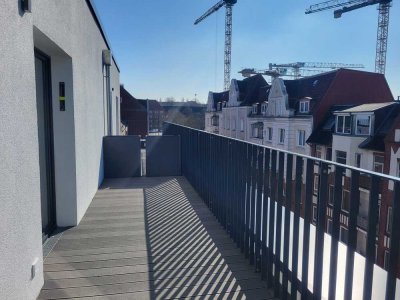 Exklusives Neubau-Penthouse – 3 Zimmer, großer Balkon, Aufzug & Stellplatz
