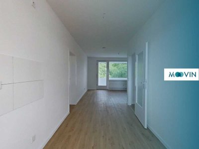 Besonders geschnittene 3-Zimmer-Wohnung mit BALKON und BADEWANNE