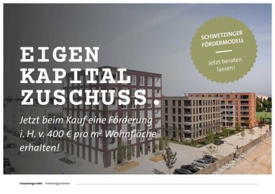 Über 30.000 € Eigenkapital-Zuschuss: 3 Zimmer mit Loggia & Dachterrasse - im September einziehen.