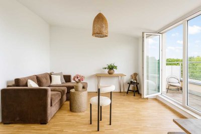 Moderne 2-Zimmer-Wohnung mit großer Dachterrasse, Domblick, Klimaanlage und Tiefgarage