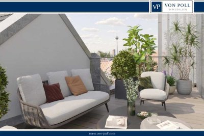 Zwei Einheiten. Ein Konzept. 215 m² Wohnen über den Dächern Düsseldorfs