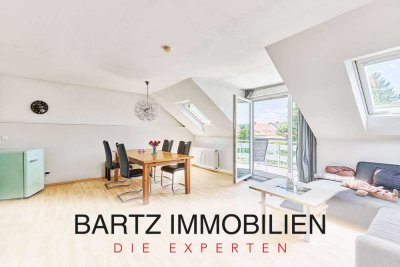 Moderne & helle 4-Zimmer-Wohnung mit kompakter Raumaufteilung & Balkon