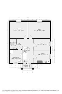 3 Zimmer Wohnung in Bester Lage in Sarstedt