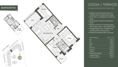 Darmstadt-Mitte Erstbezug: 4-Zimmer-Wohnung mit Garten, Loggia