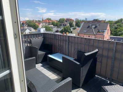 Teilmöblierte 3-Zimmer-Wohnung mit Terrasse in Leipzig Gohlis-Süd