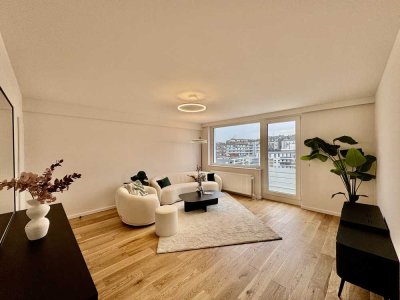Bezugsfrei nach Modernisierung: 2-Zimmer-Wohnung mit Loggia im Stadtzentrum Düsseldorfs!