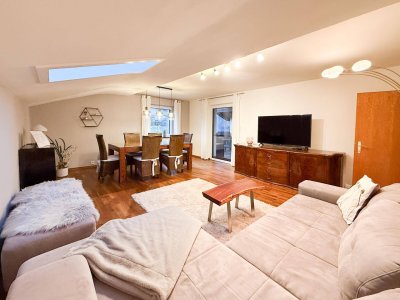 Moderne, teilmöblierte 3-Zimmer-Dachgeschosswohnung mit großer Terrasse in Dorfgastein