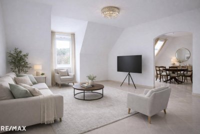 Stilvolle 3,5-Zimmer-Wohnung inkl. Terrasse und herrlichem Panorama auf die historischen Burgruinen