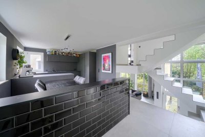 Modernes Split-Level-Haus mit Designküche, Sauna & Kamin in bevorzugter Lage - Siedlerstraße 15