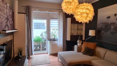 Besonderheit: Möblierte EG-Wohnung mit Terrasse zum  Gestalten