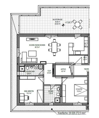 Exklusive, neuwertige 3-Zimmer-Penthouse-Wohnung mit geh. Innenausstattung mit EBK in Kaiserslautern