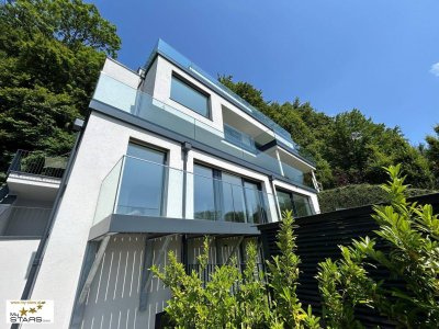 neuer KP: Exklusives Wohnen in Salzburg - Erstbezug-Villa in Aigen mit unverbaubarem Blick über die Stadt bis zur Festung Hohensalzburg