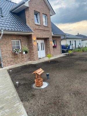 Einfamilienhaus im Landhausstil mit großem Garten