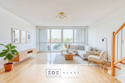 Wunderschöne 3-Zimmer Maisonette Wohnung mit Dachterrasse und Alpenblick