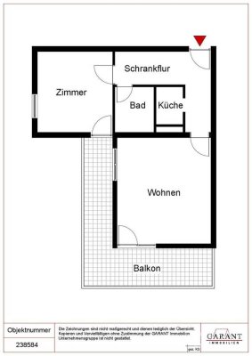 Attraktive 2 Zimmer-Wohnung im Hailing!